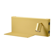 Wall lamp with brass shelf Jay R - Panzeri