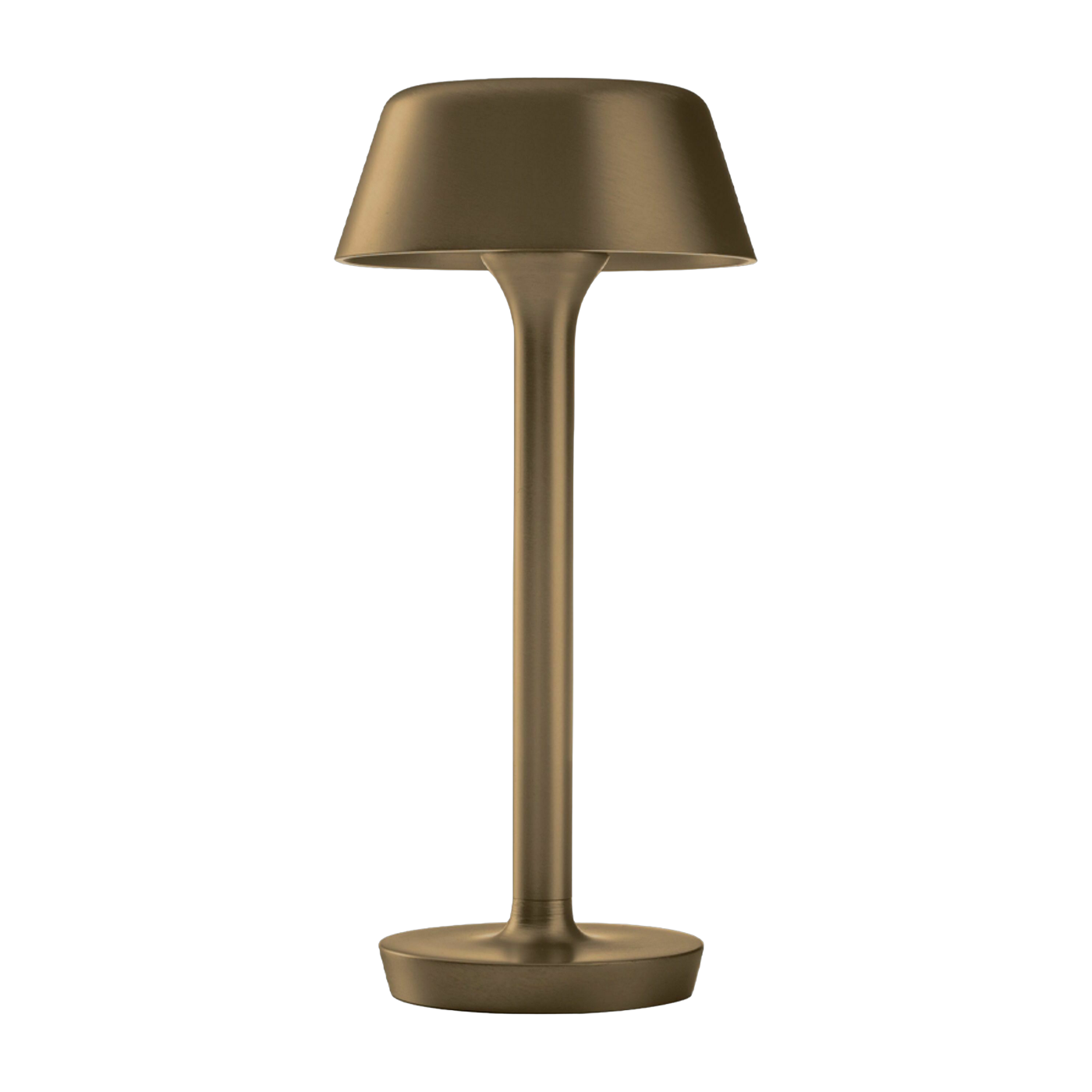Bronzefarbene kabellose Tischleuchte Firefly -. Panzeri