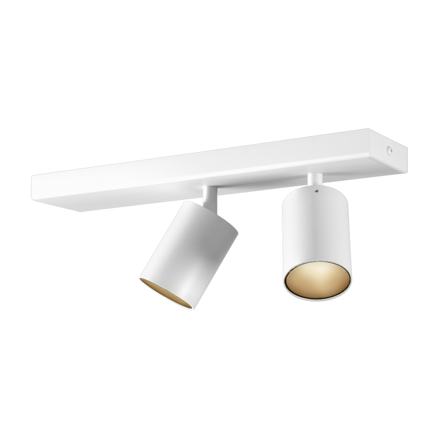 Plafonnier en métal blanc Carl2 - Panzeri