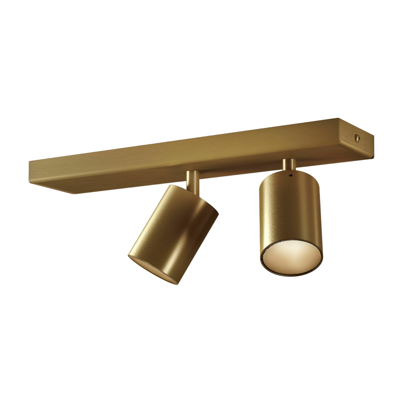 Plafonnier en métal bronze Carl2 - Panzeri