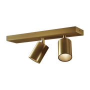 Carl2 bronze metal ceiling light - Panzeri