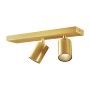 Carl2 brass ceiling light - Panzeri