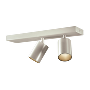 Plafoniera Carl2 Titanium Metal - Panzeri