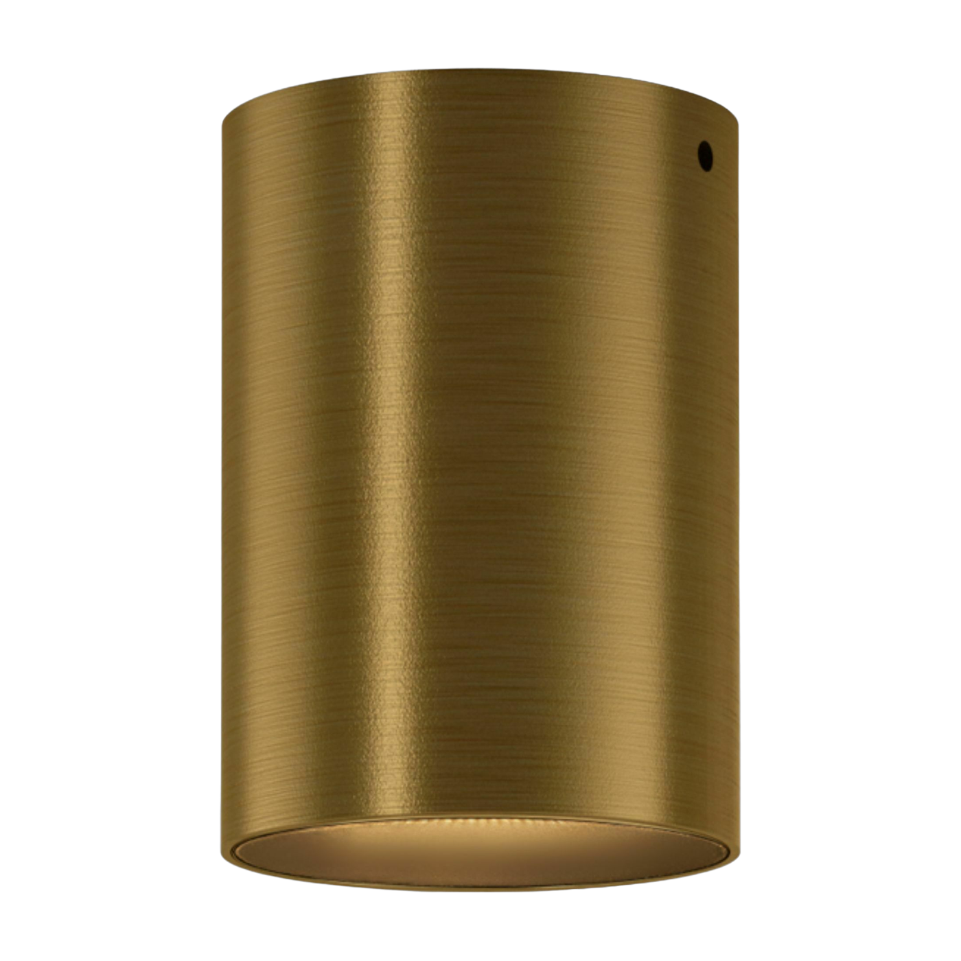 Plafonnier semi-encastré en métal bronze Carl - Panzeri