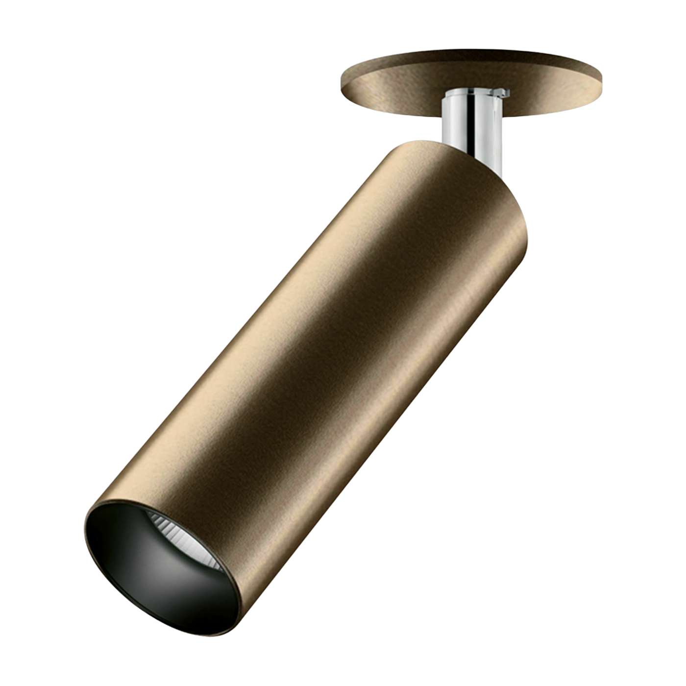 Plafonnier spot articulé en métal bronze Lola - Panzeri
