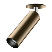 Lampada da soffitto spot articolato in metallo bronzo Lola - Panzeri