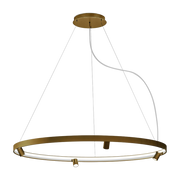 Suspension ronde 150 cm in metal bronze Arena - Panzeri