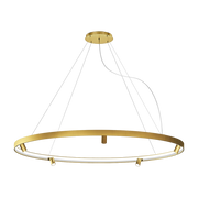 Lampada a sospensione ronde 200 cm in ottone Arena - Panzeri
