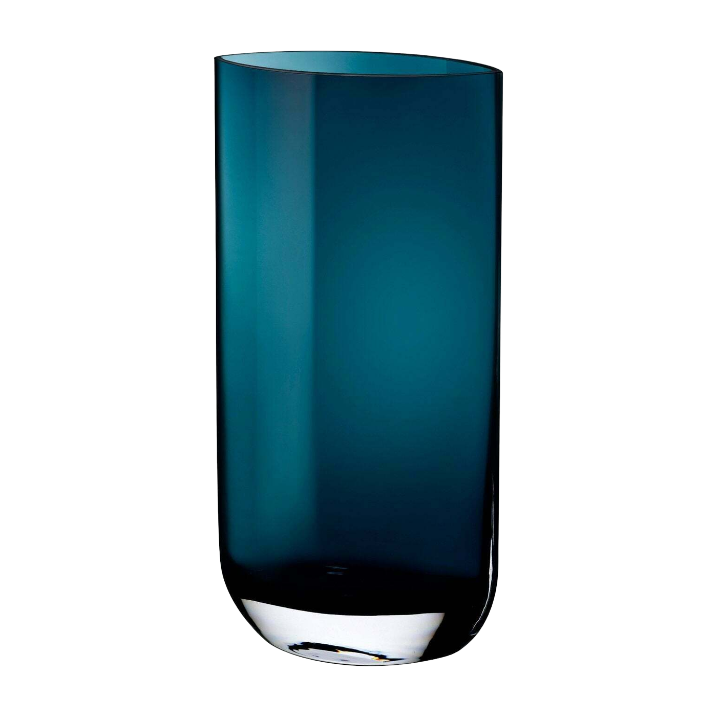 Blade Vase Tall Petroleum Green - Nude Glass