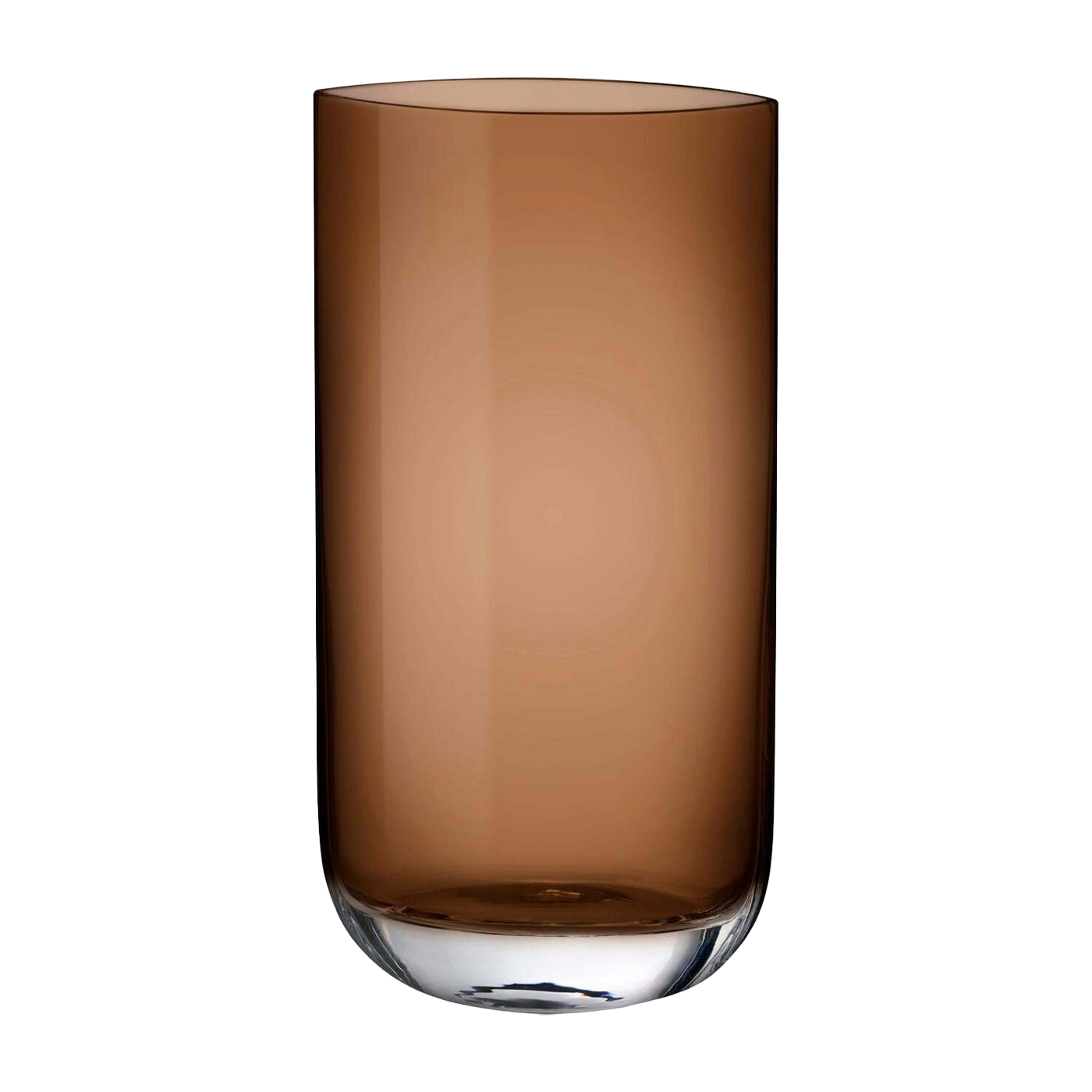 Blade Vase Tall Caramel - Nude Glass
