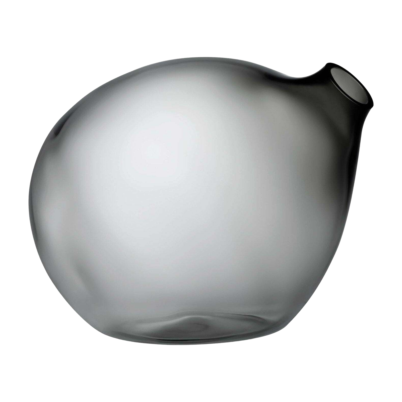 Bubble Vase Medium Smoke - Nude Glass
