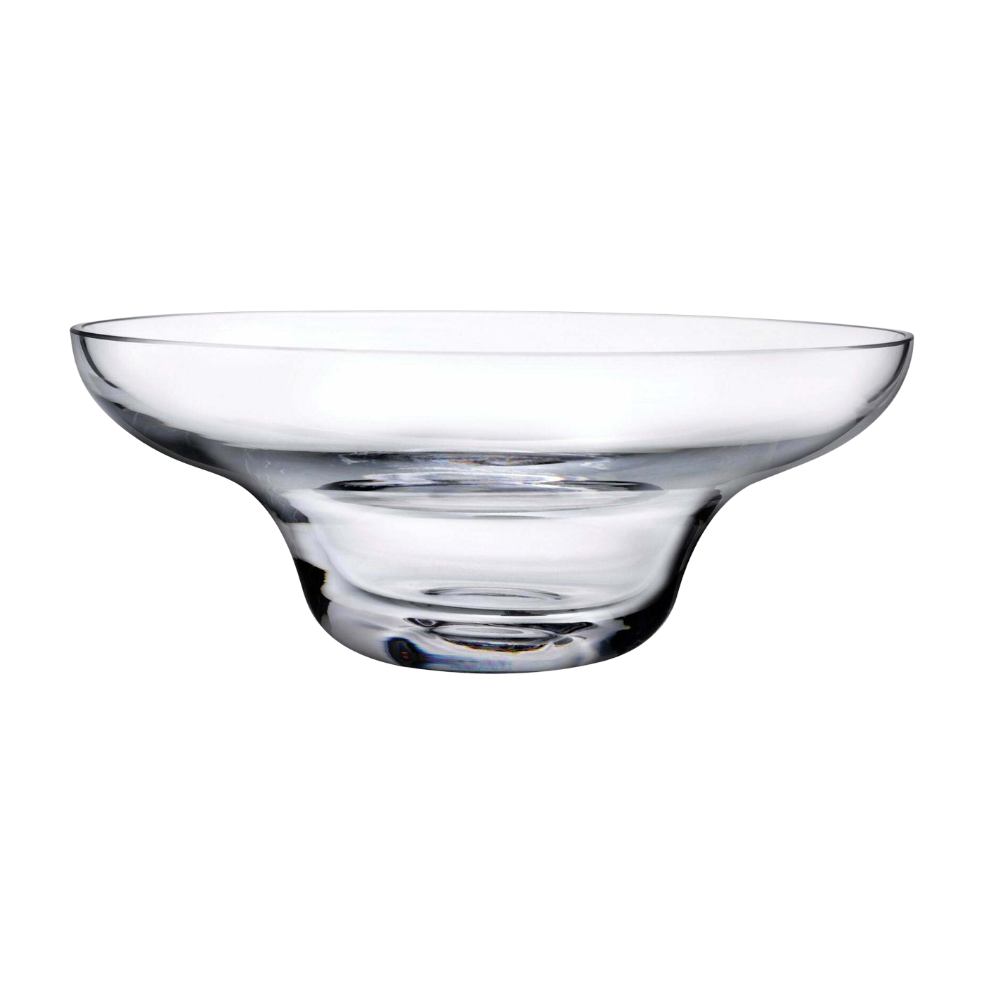 Bol transparente grande ancho Heads Up - Nude Glass