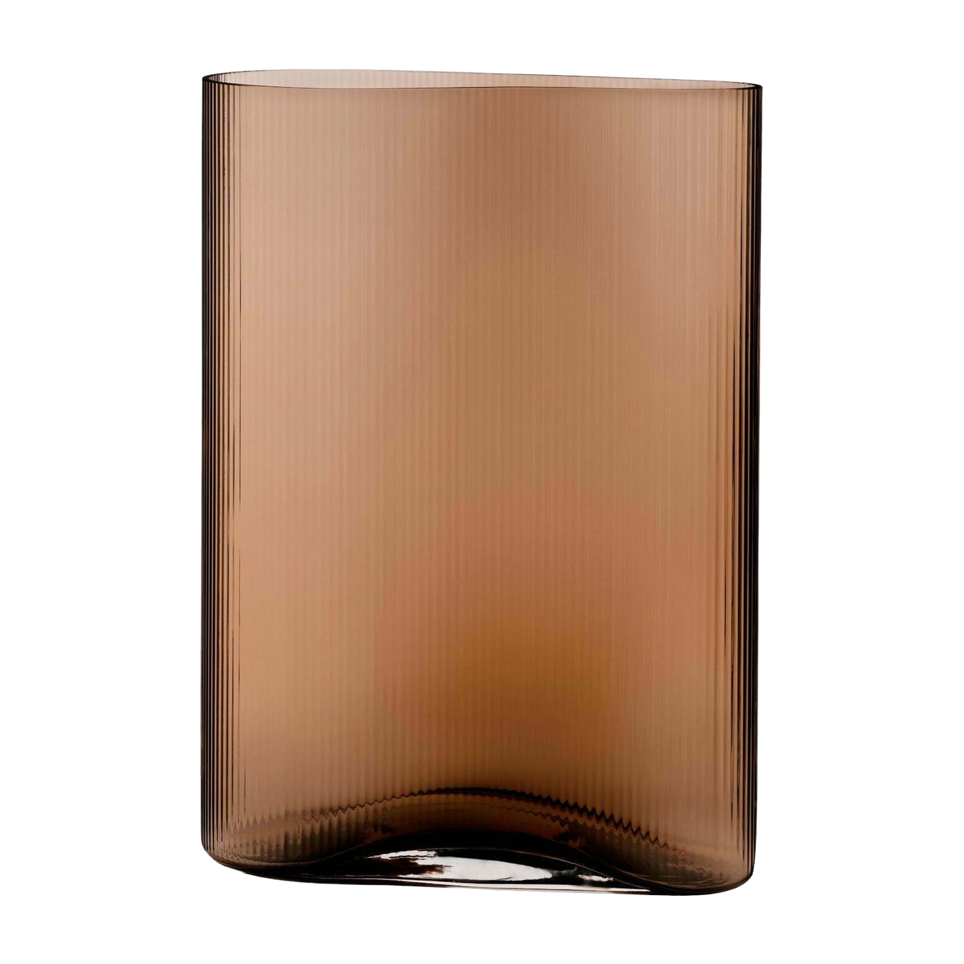 Mist Vase Karamell Groß - Nude Glass