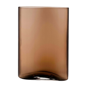 Mist Vase Caramel Tall - Nude Glass