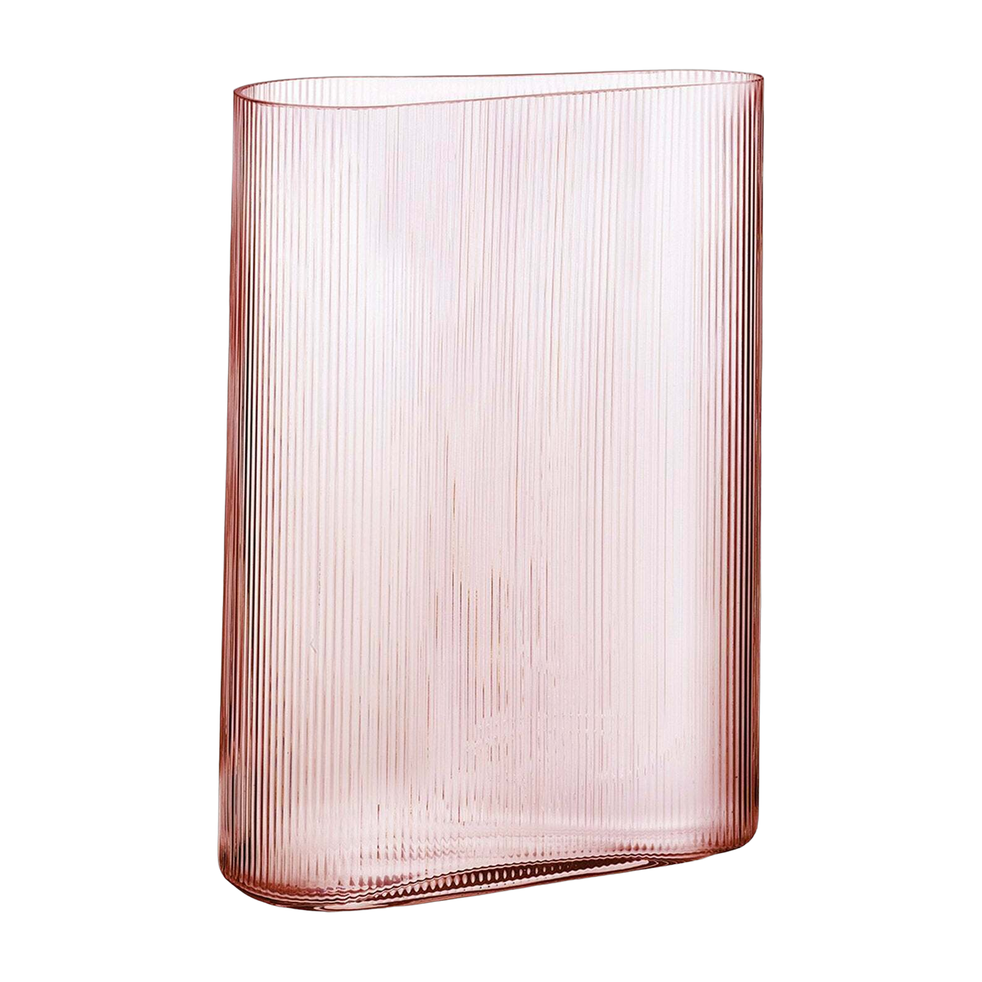 Mist Vase Dusty Rose Tall - Nude Glass