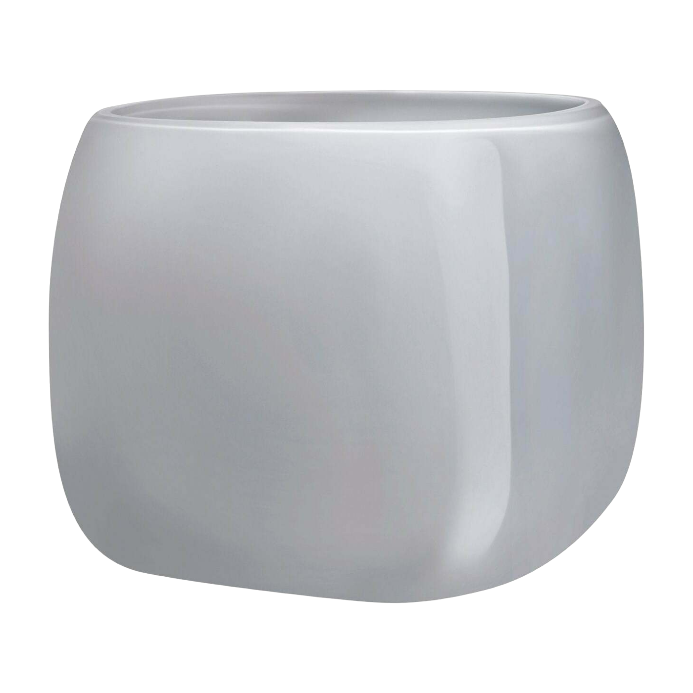 Mono Box Vase Extra Large Opal Grey - Nude Glass