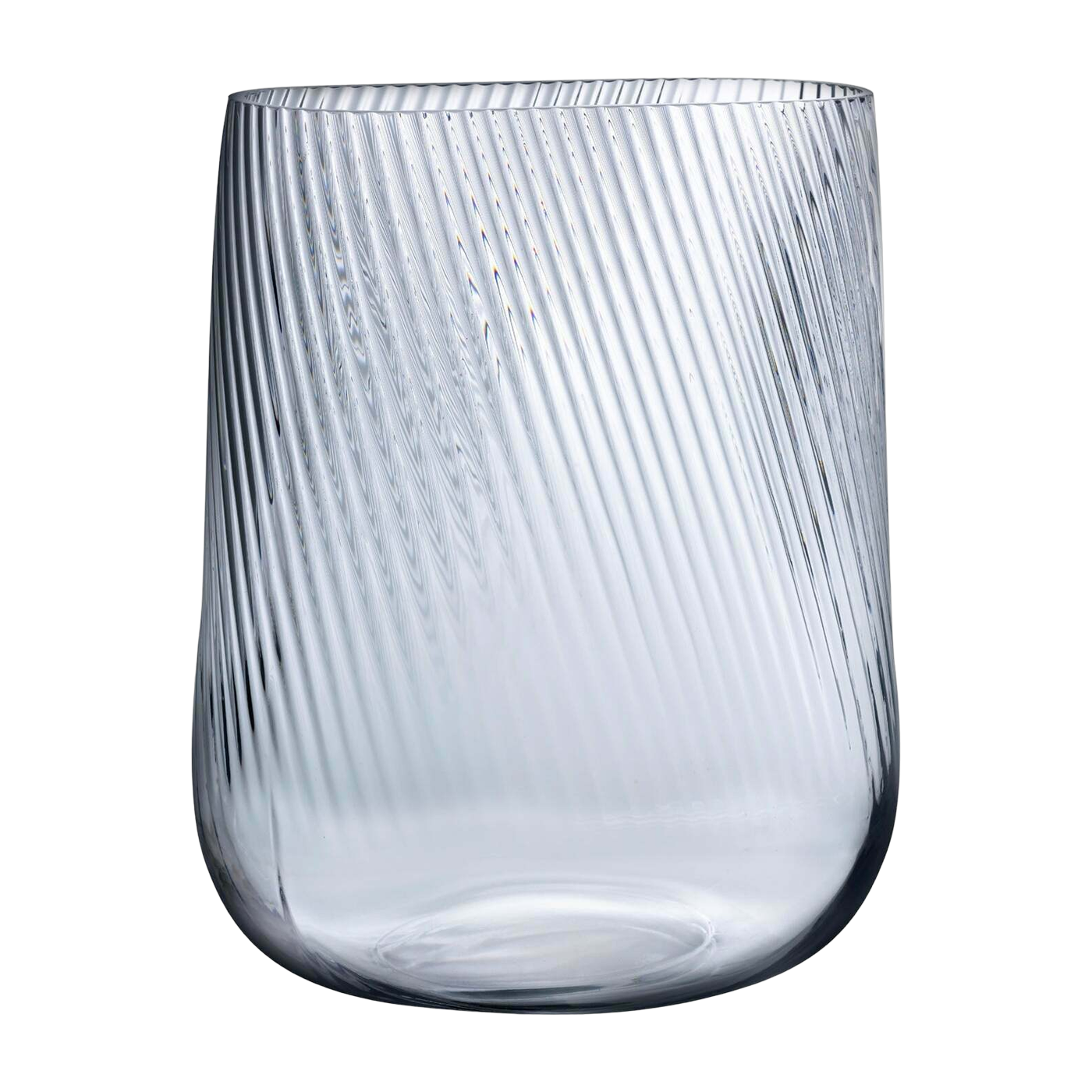 مزهرية Opti الشفافة الكبيرة - Nude Glass