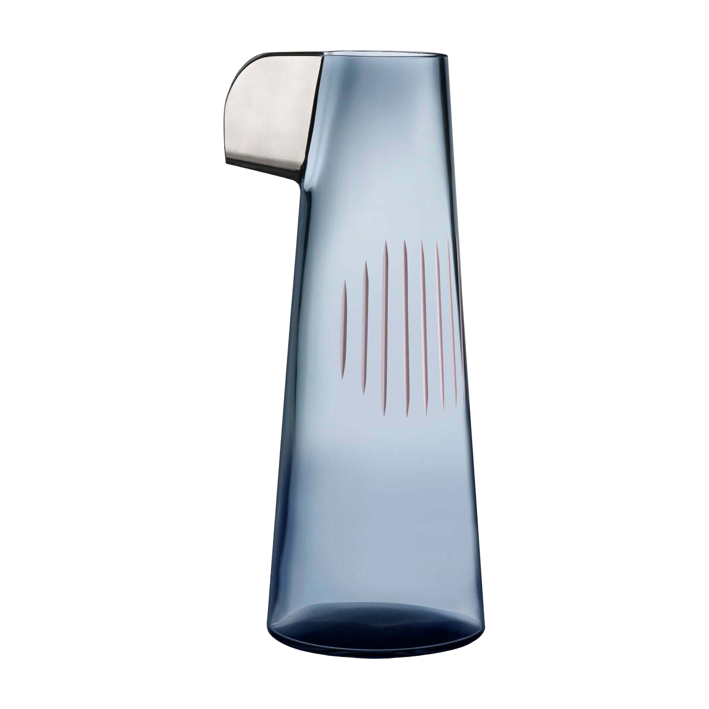 Parrot Wasserkaraffe Stahlblau - Nude Glass