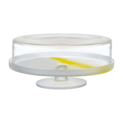 Pigmento Cake Dome Clear With Beige Sprayed Base - Nude Glass