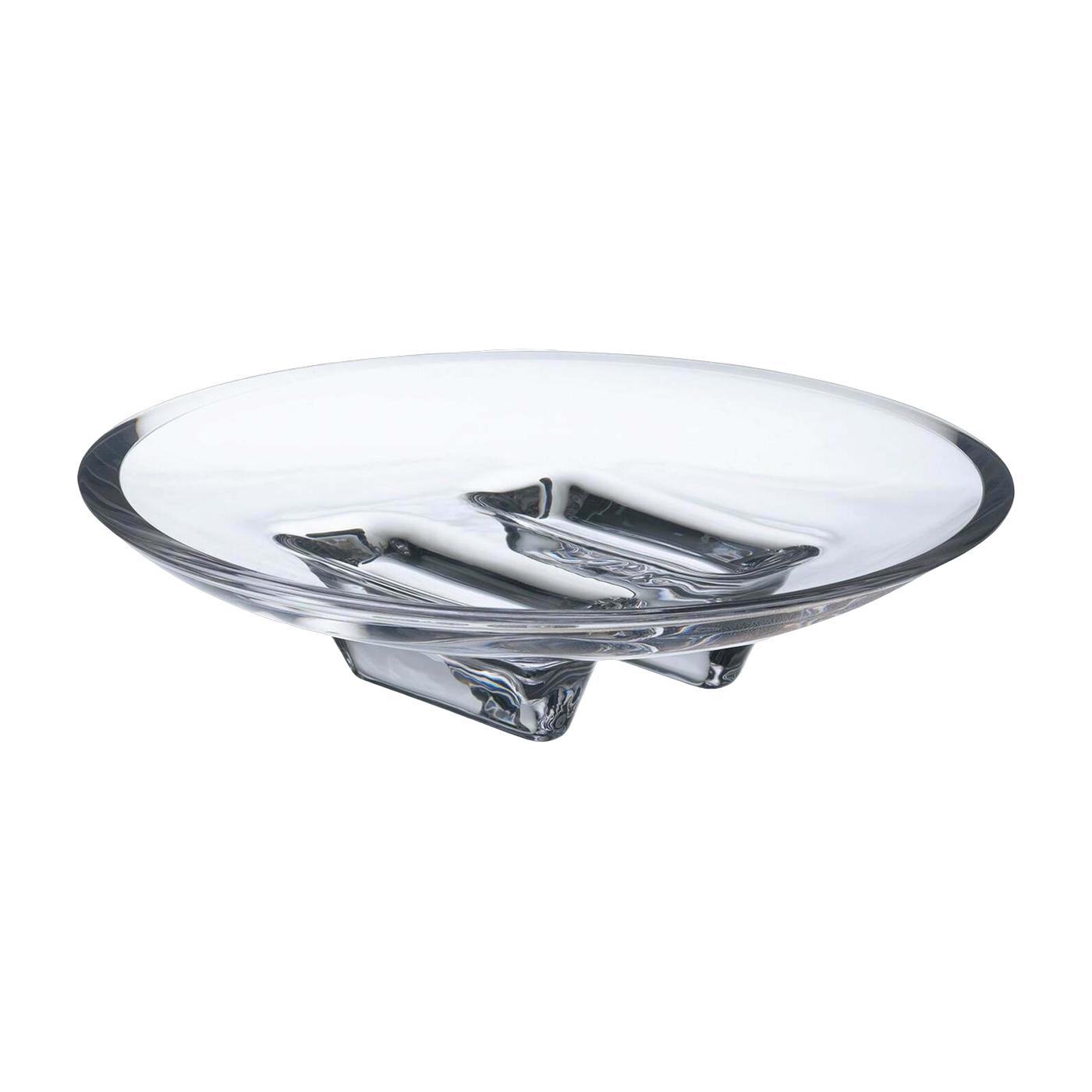 Silhouette Footed Bowl - Nude Glass