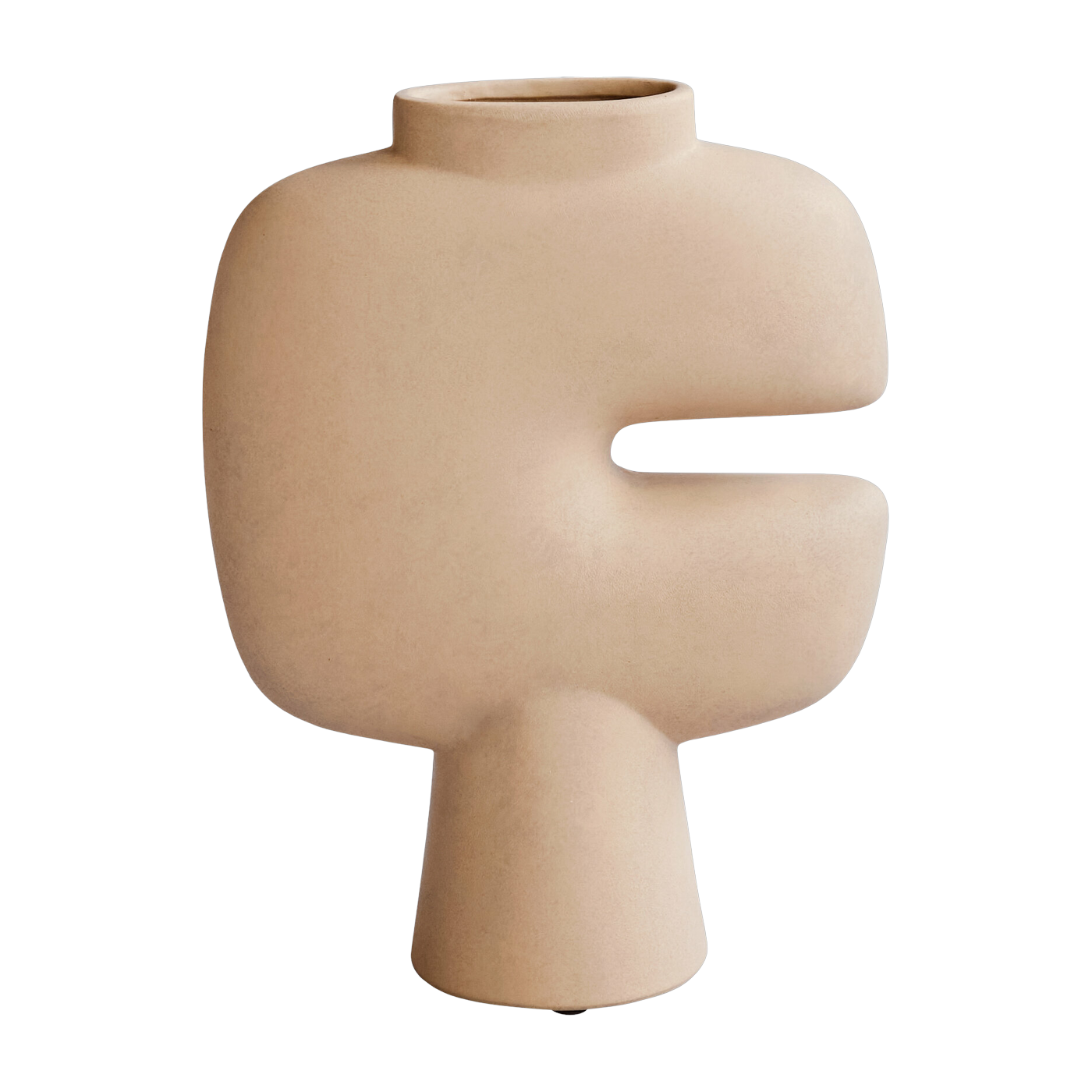 Vase en céramique sable medio Tribal - 101 Copenhagen