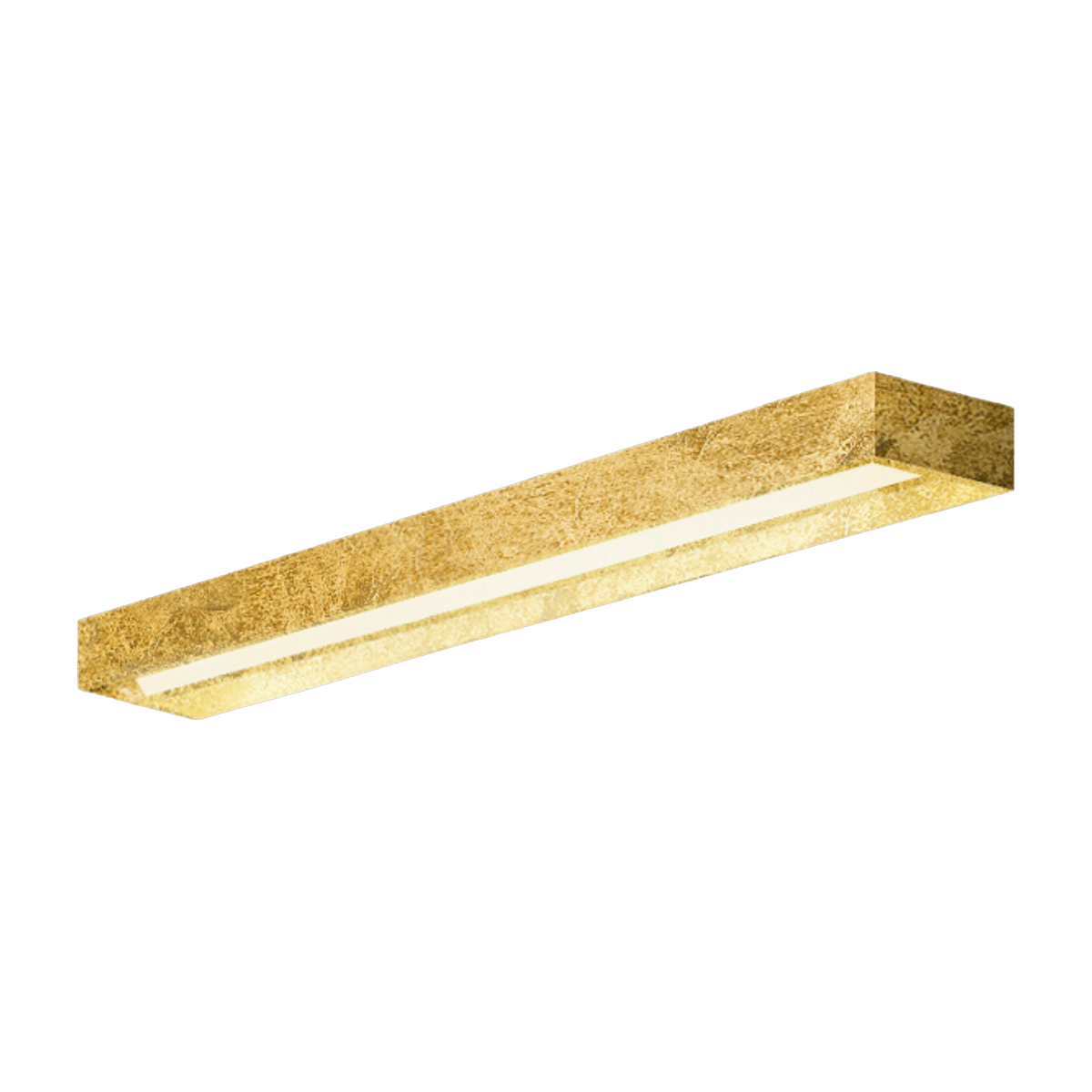 Wandleuchte aus goldfarbenem Metall 50 cm Zero -. Panzeri
