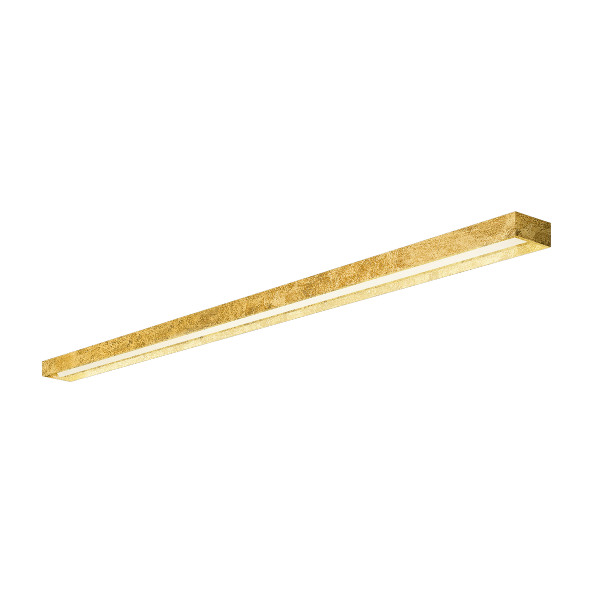 Wandleuchte aus goldfarbenem Metall 100 cm Zero -. Panzeri