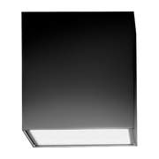 Plafoniera nera 15 x 15 cm Three - Panzeri