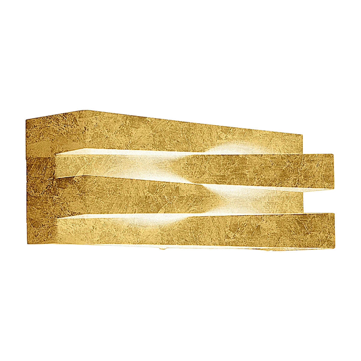 Wandleuchte Blattgold 30 cm Cross -. Panzeri