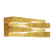 Applique murale feuille d'or 30 cm Cross - Panzeri