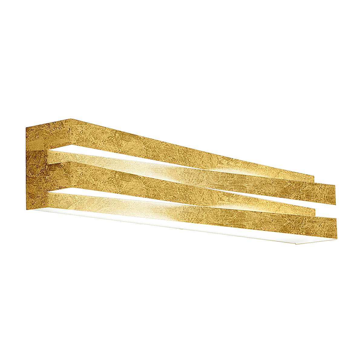 Wandleuchte Blattgold 60 cm Cross -. Panzeri