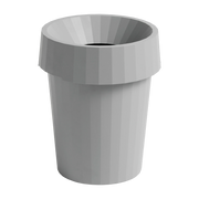 Papelera de polipropileno reciclado gris 14 L - HAY