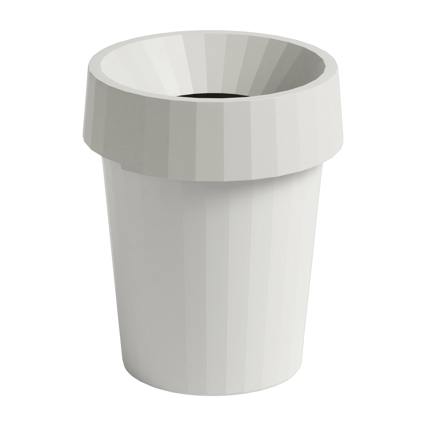 Corbeille à papier en polypropylène recyclé blanche 14 L - HAY