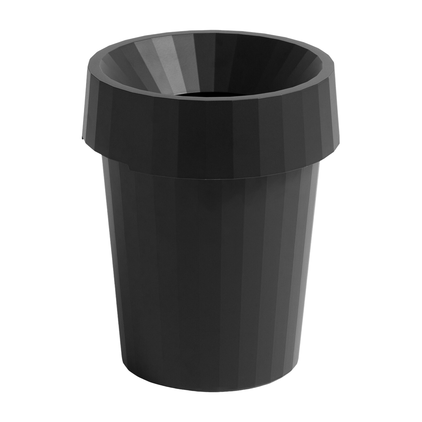 Corbeille à papier en polypropylène recyclé noire 14 L - HAY