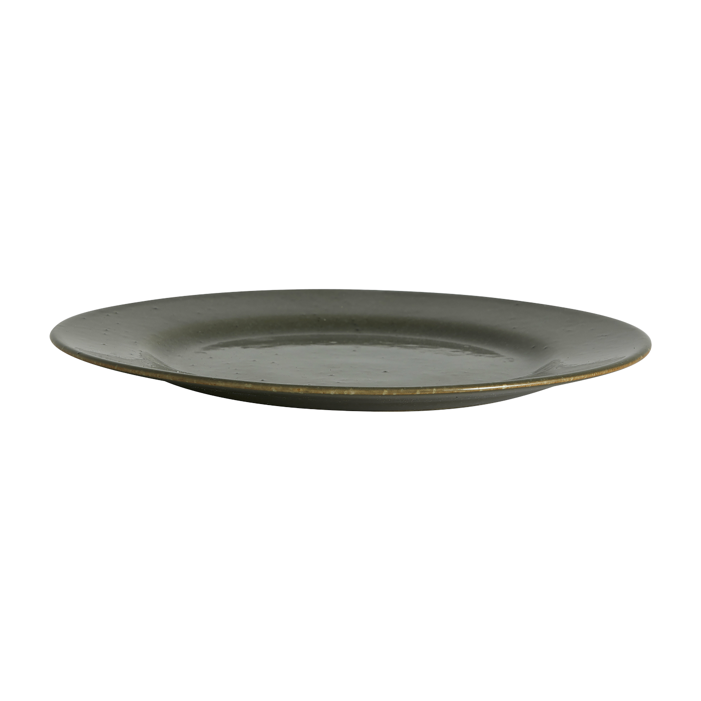 Grawa piatto di ceramica verde scuro 20, 5 cm - Nordal
