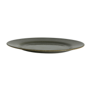 Dinner plate 20, 5 cm in dark green ceramic Grawa - Nordal