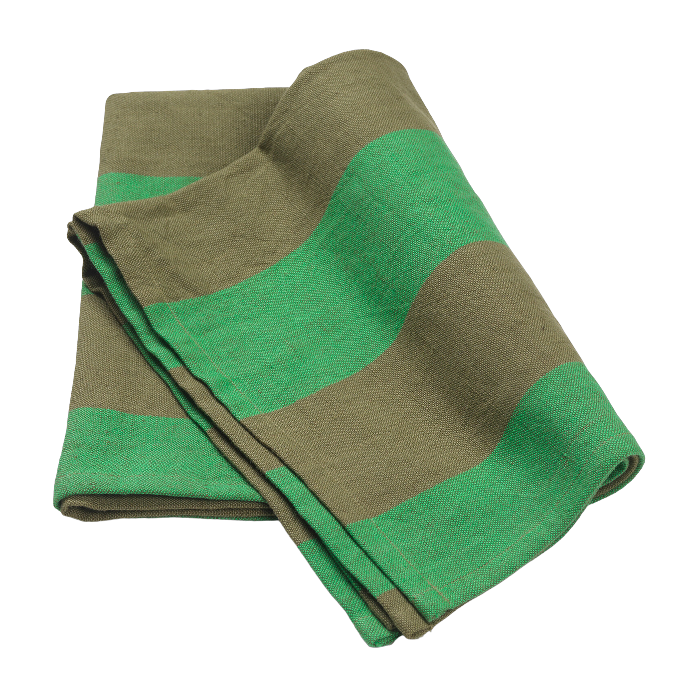 Torchon vert et olive Hale - Ferm Living