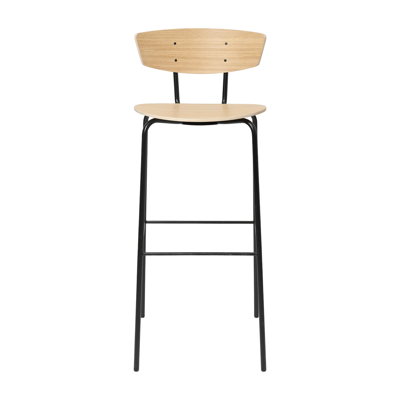 Sedia da bar in rovere oliato bianco Herman - Ferm Living