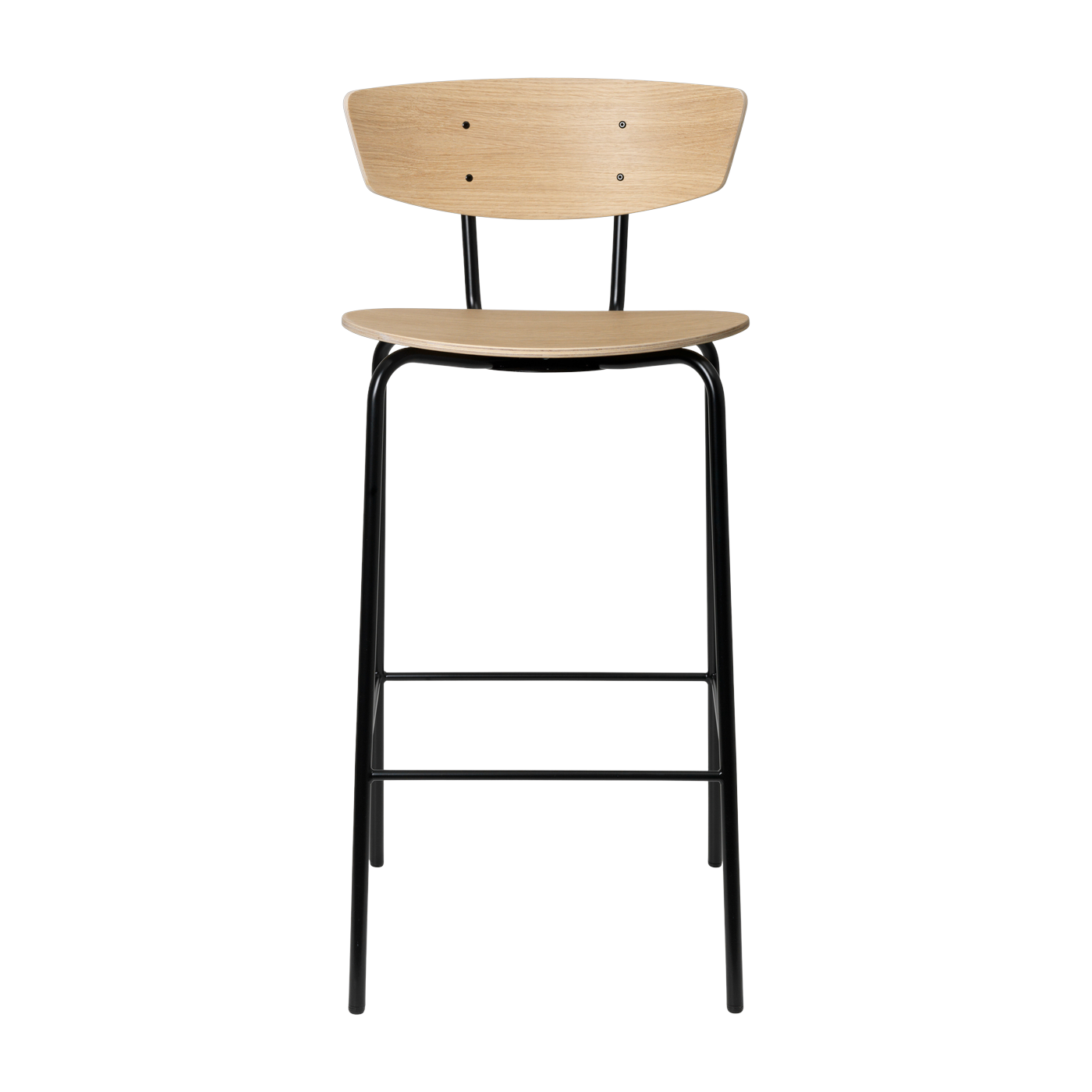 White Oiled Oak Counter Chair Herman - Ferm Living