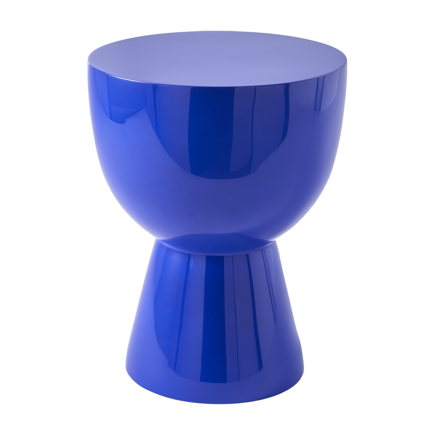Tabouret bleu foncé laqué Tip Tap - Pols Potten