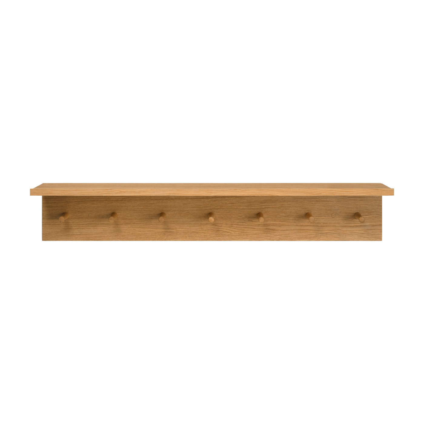 Porte-manteau étagère de rangement en chêne huilé L - Ferm Living