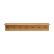 Oiled Oak Storage Shelf Coat Rack L - Ferm Living