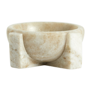 Merian brown saltcellar marbre - Nordal