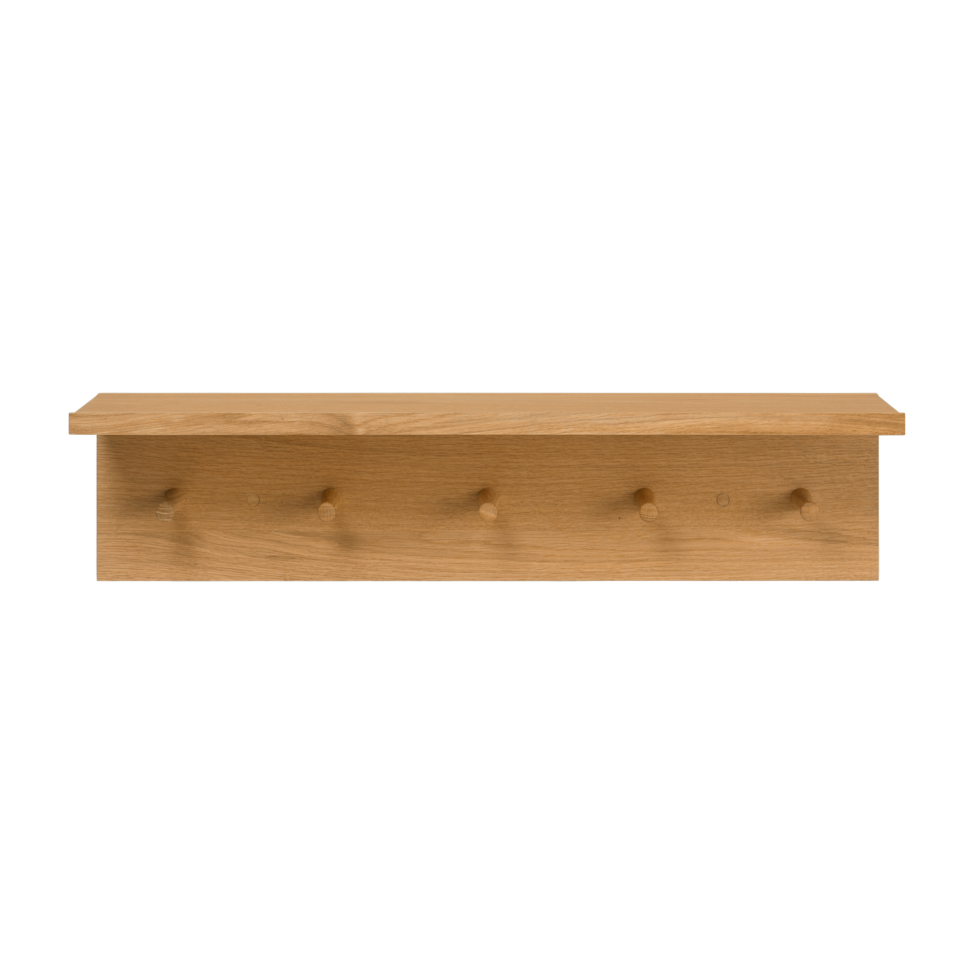 Porte-manteau étagère de rangement en chêne huilé M - Ferm Living