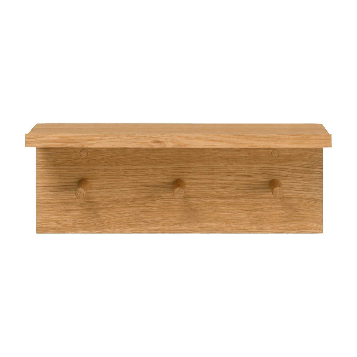 Porte-manteau étagère de rangement en chêne huilé S - Ferm Living
