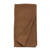 Braune Serviette mit Saum - -. Nordal
