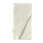 Ivory napkin with hem - Nordal