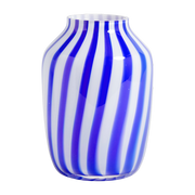 Vase 22 cm high blue glass Juice - HAY