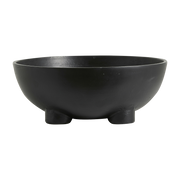 Bol redondo de aluminio negro Aspo - Nordal