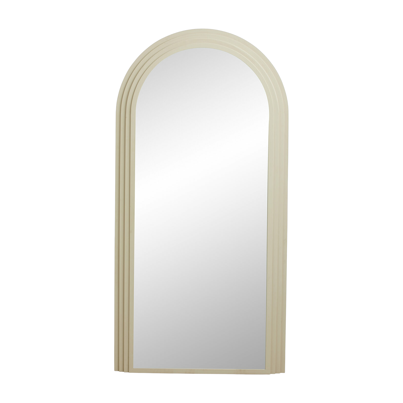 Specchio con cornice in ferro color sabbia Falco - Nordal